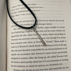 Silver baseball bat charm black suede choker necklace sport jewelry / 3 for $15